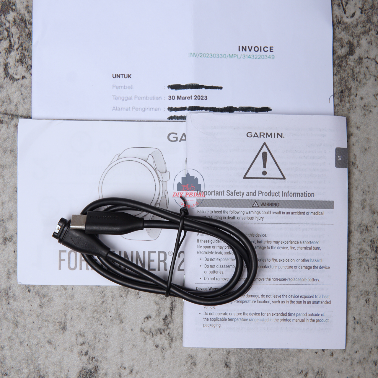 Jual Garmin Forerunner 265 Whitestone, DIY Pedal Indonesia Lokasi Yogyakarta. Pusat Garmin Terbaik se Indonesia.