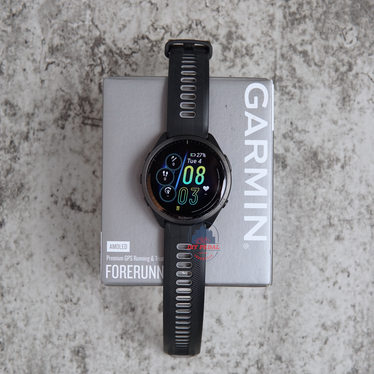 Jual Garmin Forerunner 965 Black , DIY Pedal Indonesia Lokasi Yogyakarta. Pusat Garmin Terbaik se Indonesia.