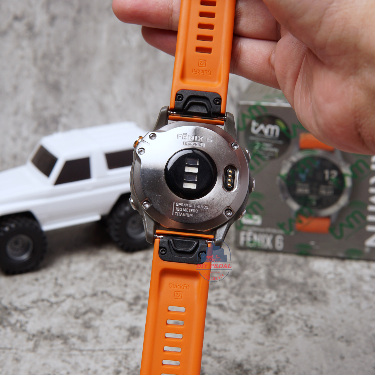 Jual Garmin Fenix 6 Titanium Sapphire, DIY Pedal Indonesia Lokasi Yogyakarta. Pusat Garmin Terbaik se Indonesia.