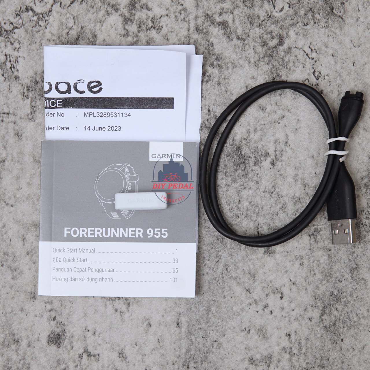 Jual GarminForerunner 955 Whitestone, DIY Pedal Indonesia Lokasi Yogyakarta. Pusat Garmin Terbaik se Indonesia.