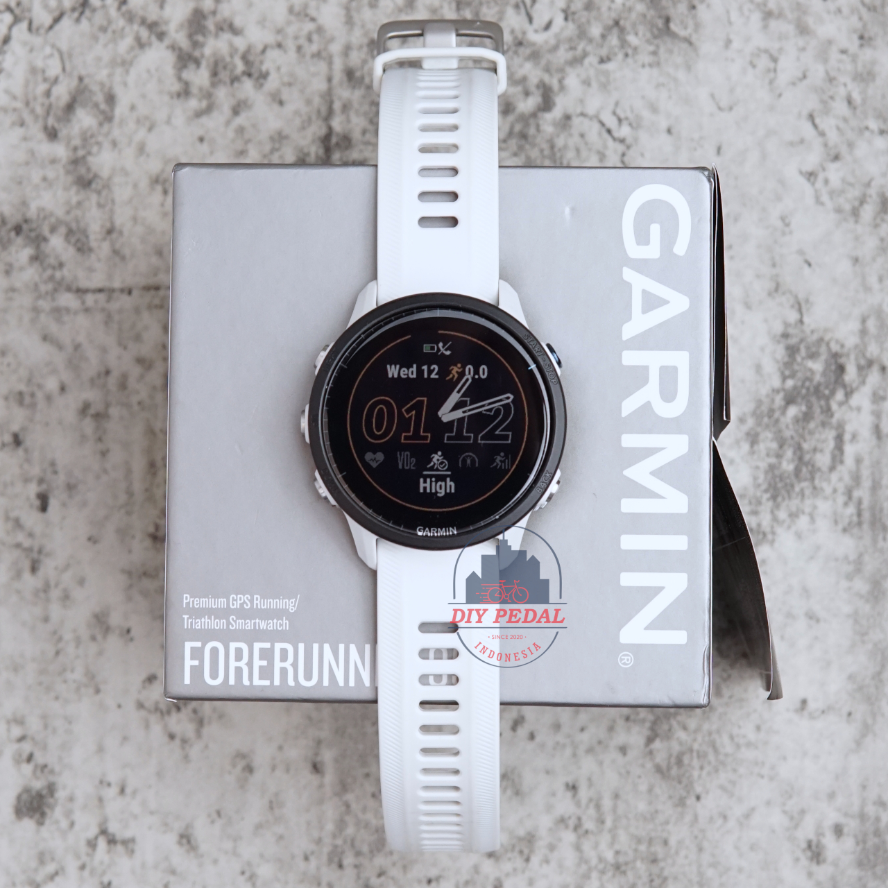 Jual GarminForerunner 955 Whitestone, DIY Pedal Indonesia Lokasi Yogyakarta. Pusat Garmin Terbaik se Indonesia.