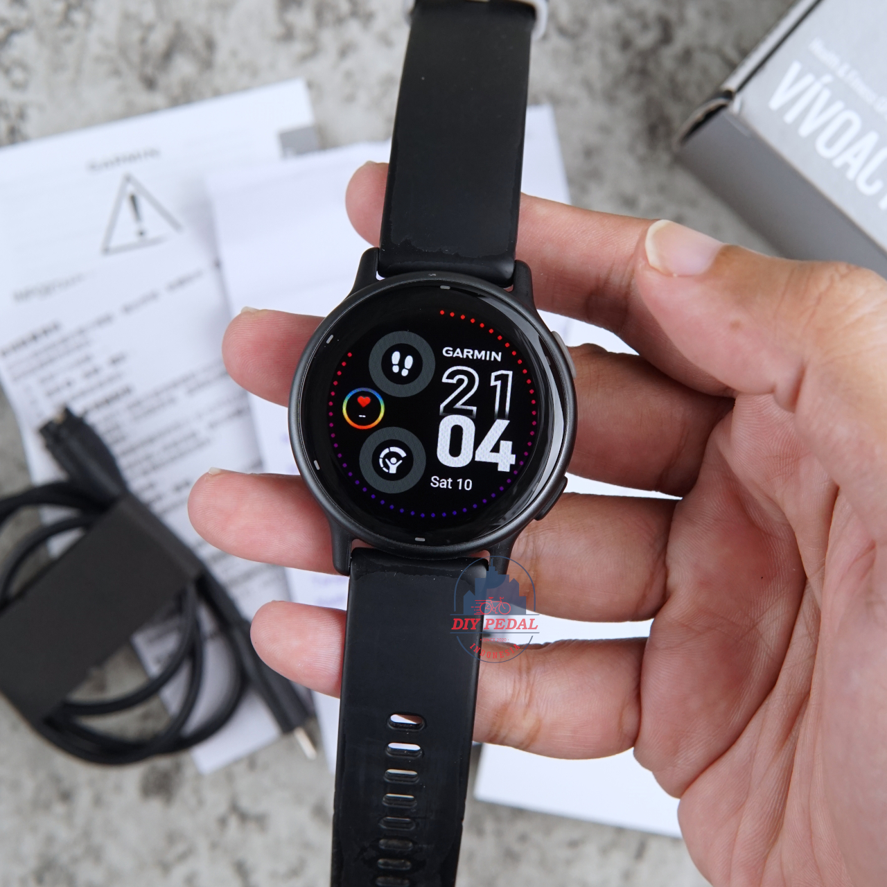 Jual Garmin Vivoactive 5 Black, DIY Pedal Indonesia Lokasi Yogyakarta. Pusat Garmin Terbaik se Indonesia.