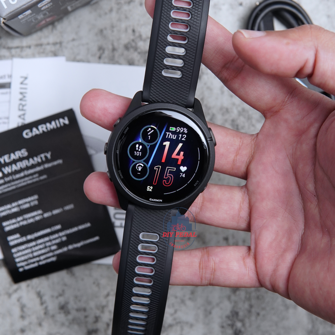 Jual Garmin Forerunner 265 Music Black, DIY Pedal Indonesia Lokasi Yogyakarta. Pusat Garmin Terbaik se Indonesia.