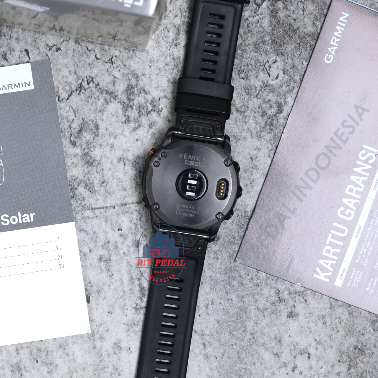 Jual Garmin Fenix 6X PRO Solar, DIY Pedal Indonesia Lokasi Yogyakarta. Pusat Garmin Terbaik se Indonesia.