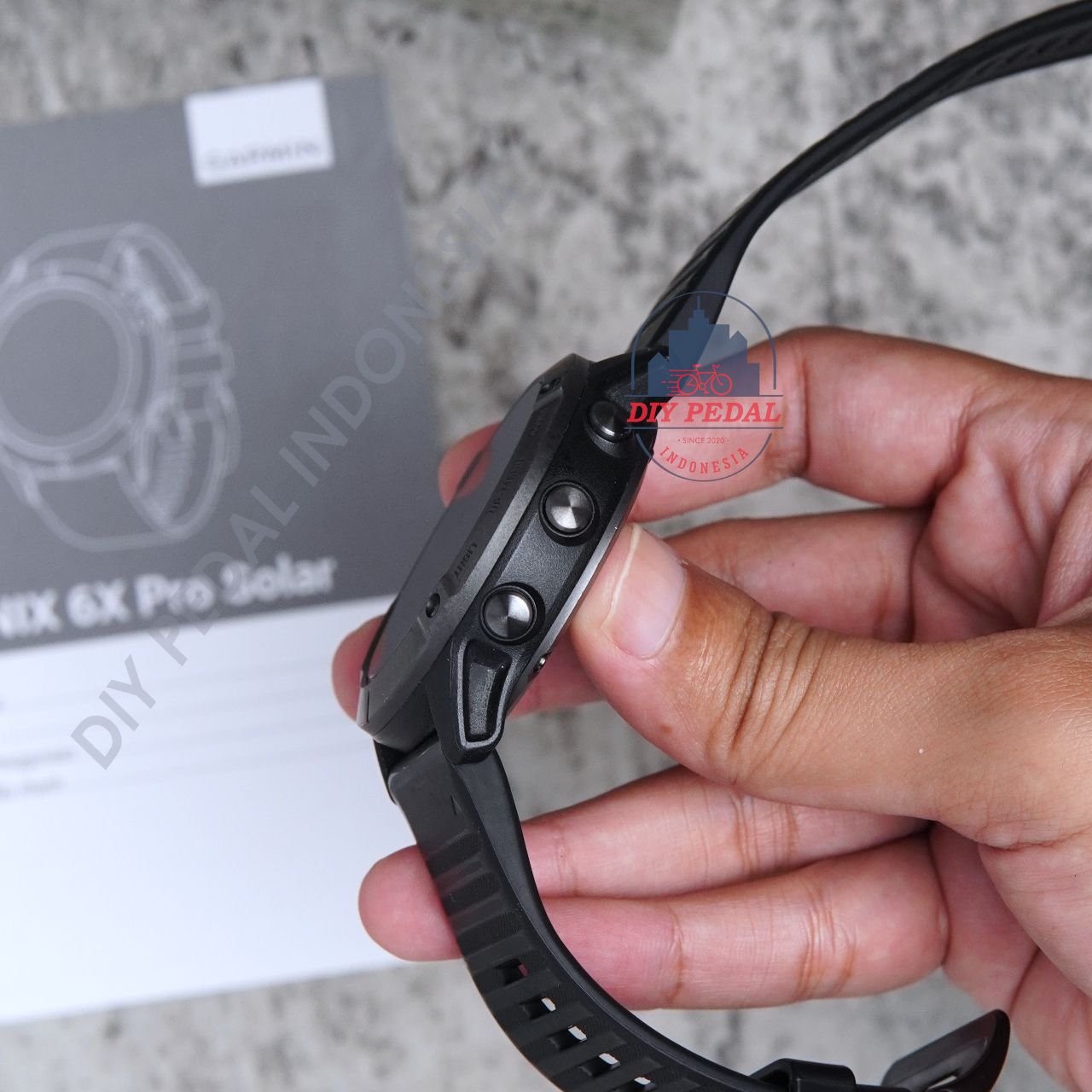 Jual Garmin Fenix 6X PRO Solar, DIY Pedal Indonesia Lokasi Yogyakarta. Pusat Garmin Terbaik se Indonesia.