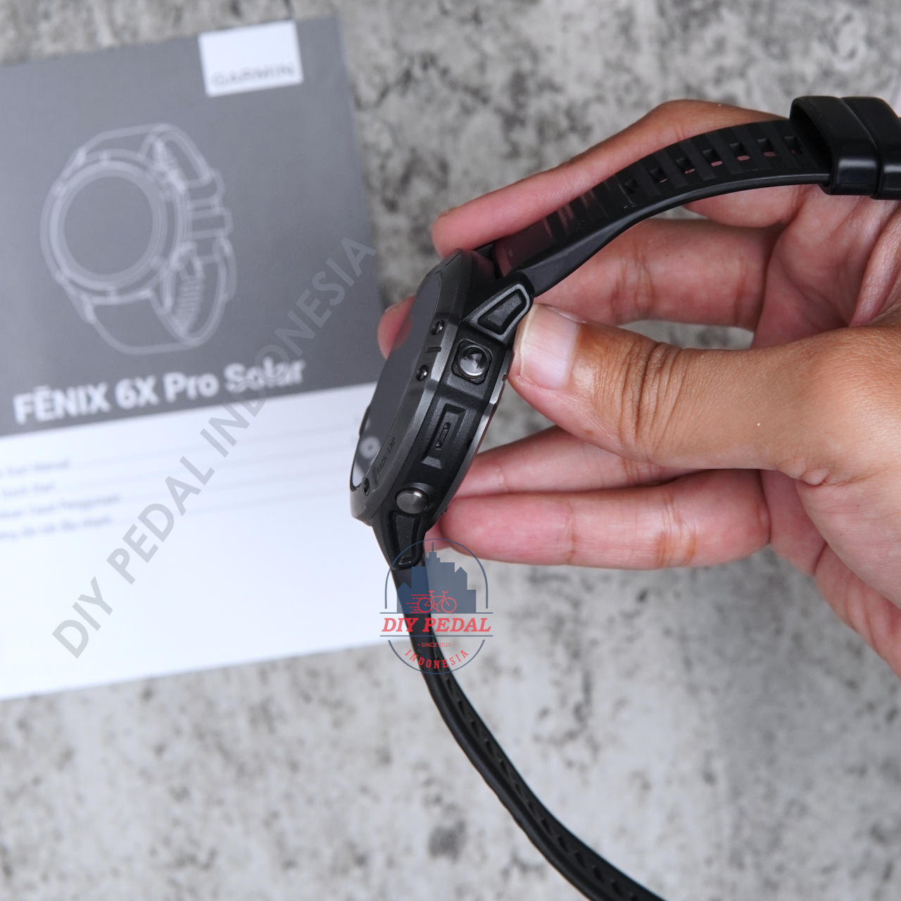 Jual Garmin Fenix 6X PRO Solar, DIY Pedal Indonesia Lokasi Yogyakarta. Pusat Garmin Terbaik se Indonesia.