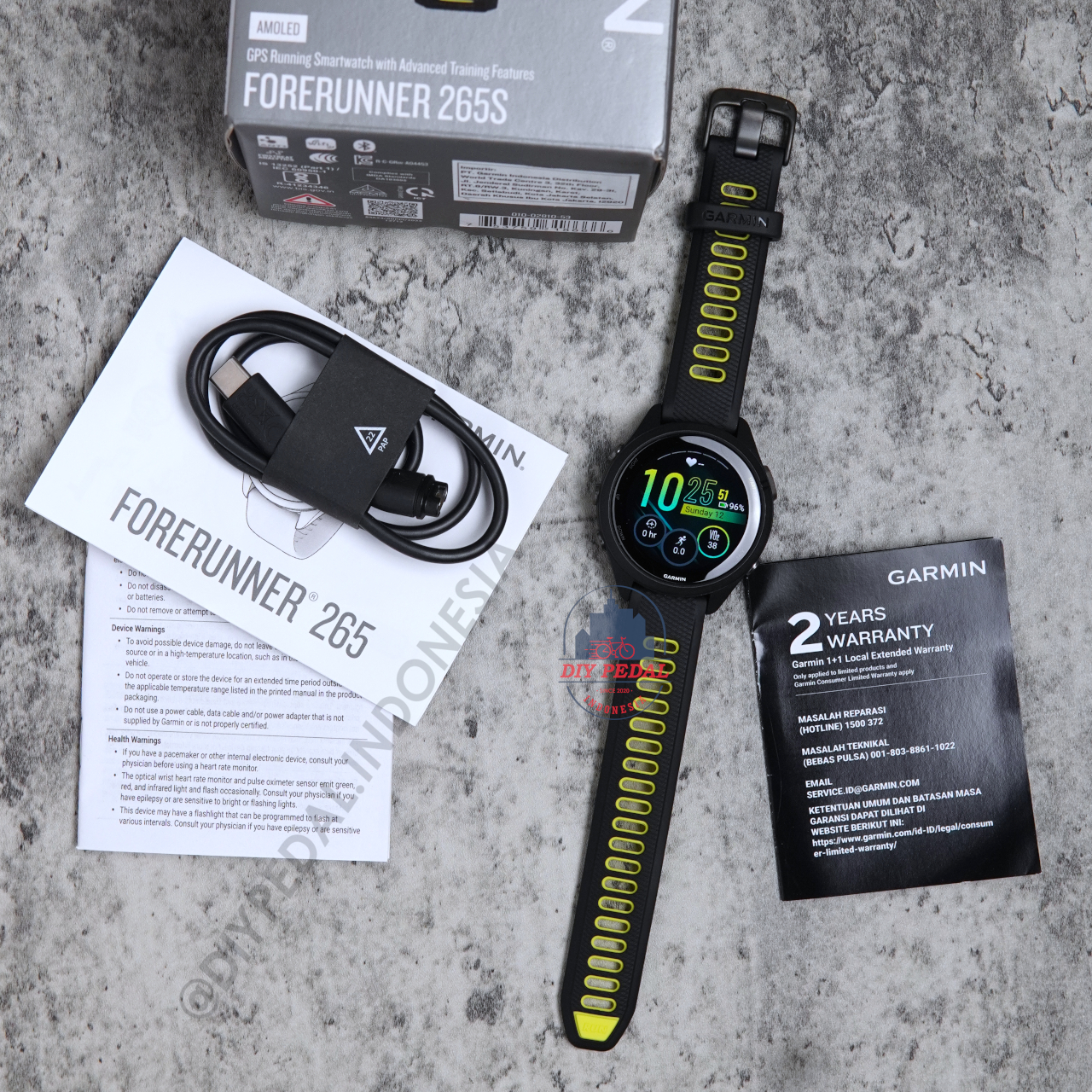 Jual Garmin Forerunner 265s Black DIY Pedal Indonesia Lokasi Yogyakarta. Pusat Garmin Terbaik se Indonesia.