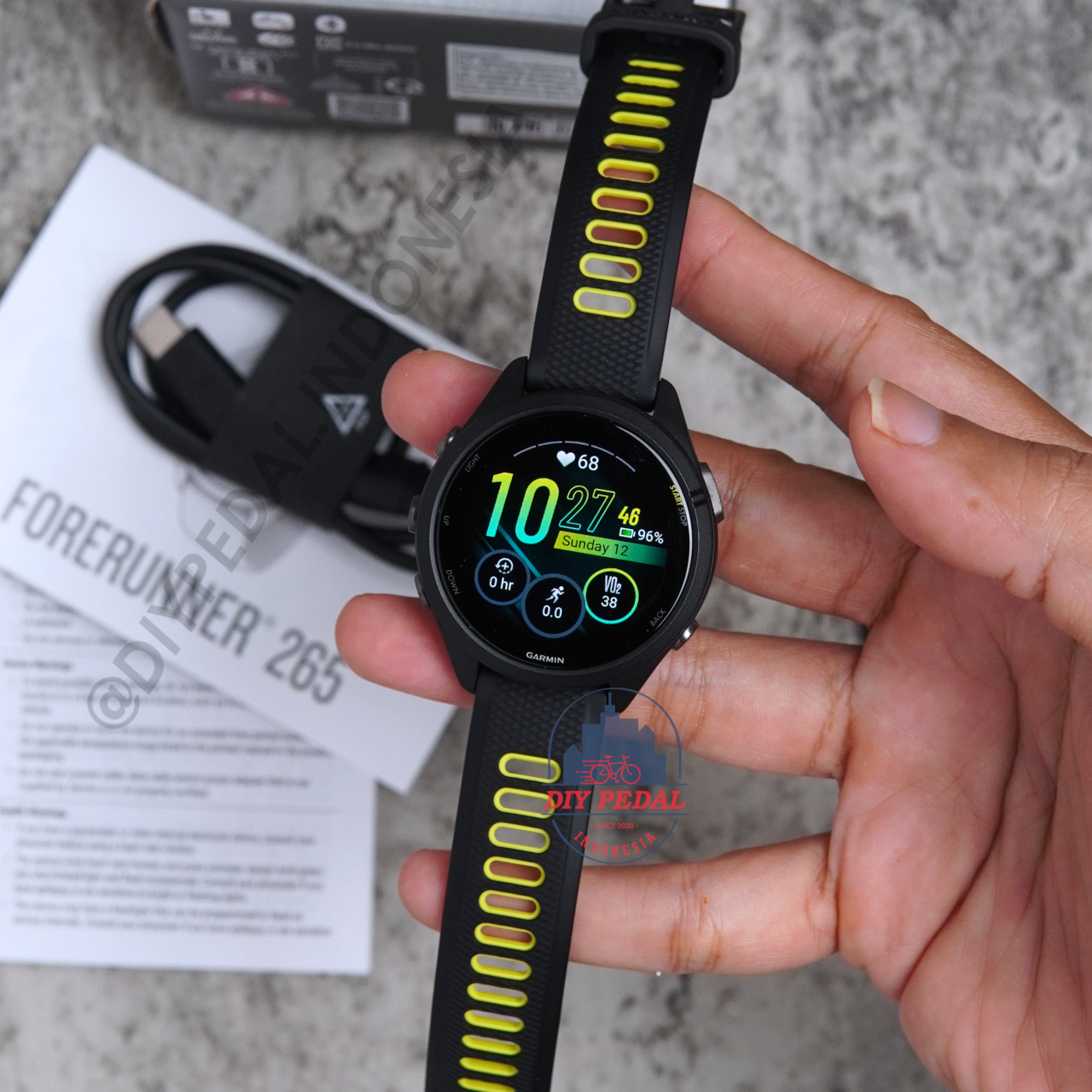 Jual Garmin Forerunner 265s Black DIY Pedal Indonesia Lokasi Yogyakarta. Pusat Garmin Terbaik se Indonesia.