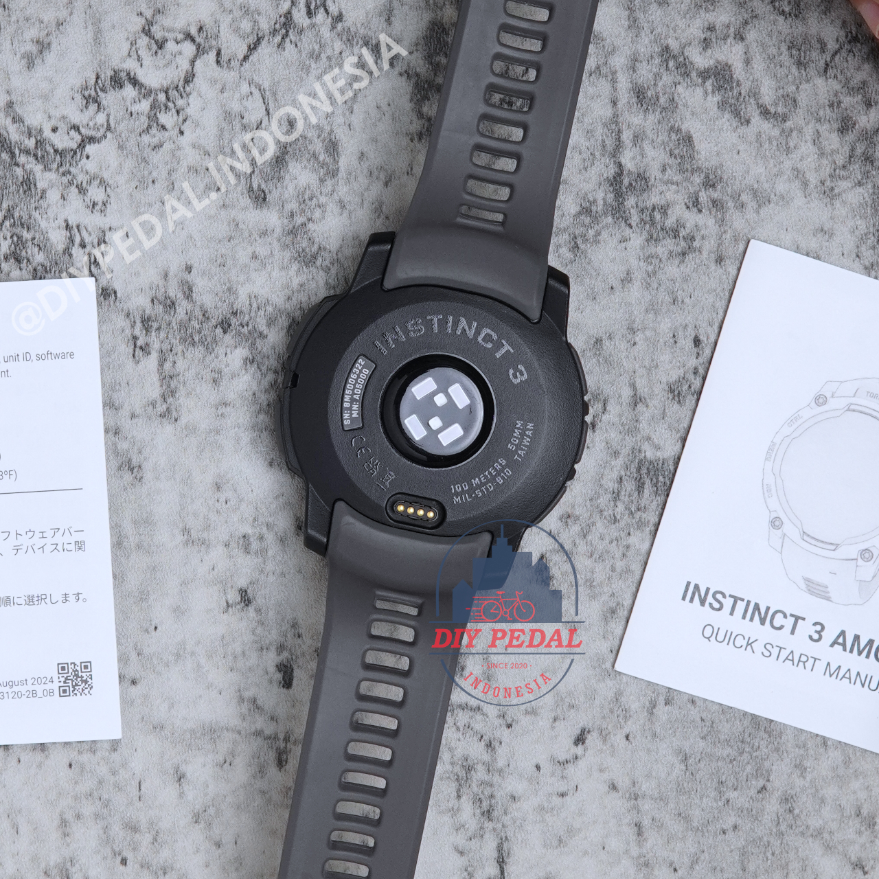 Jual Garmin Instinct 3 Amoled 50mm, DIY Pedal Indonesia Lokasi Yogyakarta. Pusat Garmin Terbaik se Indonesia.
