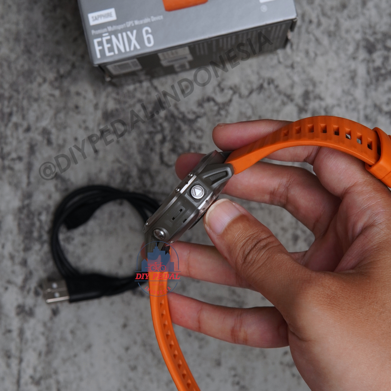 Jual Garmin Fenix 6 Sapphire Titanium, DIY Pedal Indonesia Lokasi Yogyakarta. Pusat Garmin Terbaik se Indonesia.