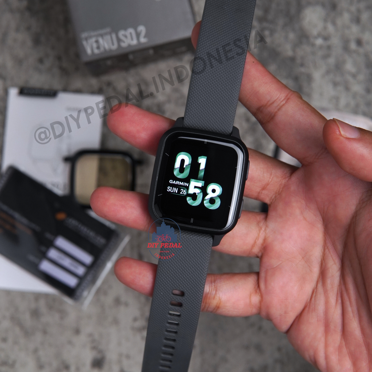 Jual Garmin Venu SQ2 Slate Non Music, DIY Pedal Indonesia Lokasi Yogyakarta. Pusat Garmin Terbaik se Indonesia.