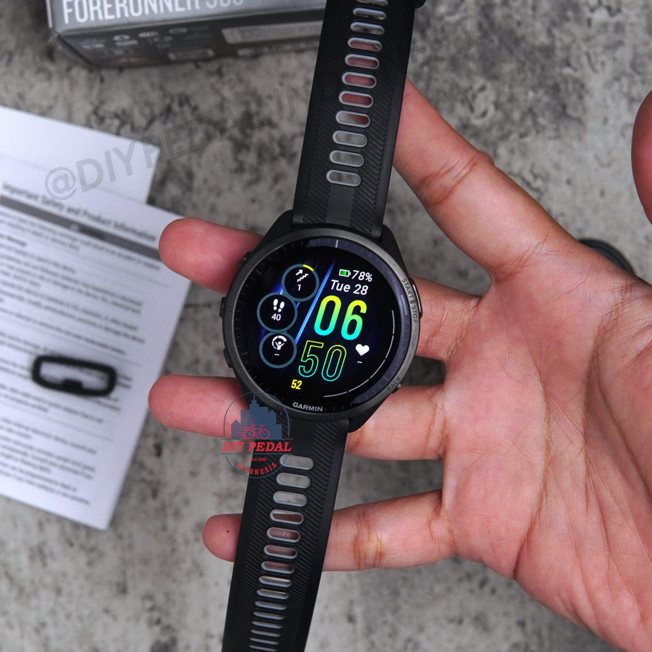 Jual Garmin Forerunner 965 Black, DIY Pedal Indonesia Lokasi Yogyakarta. Pusat Garmin Terbaik se Indonesia.
