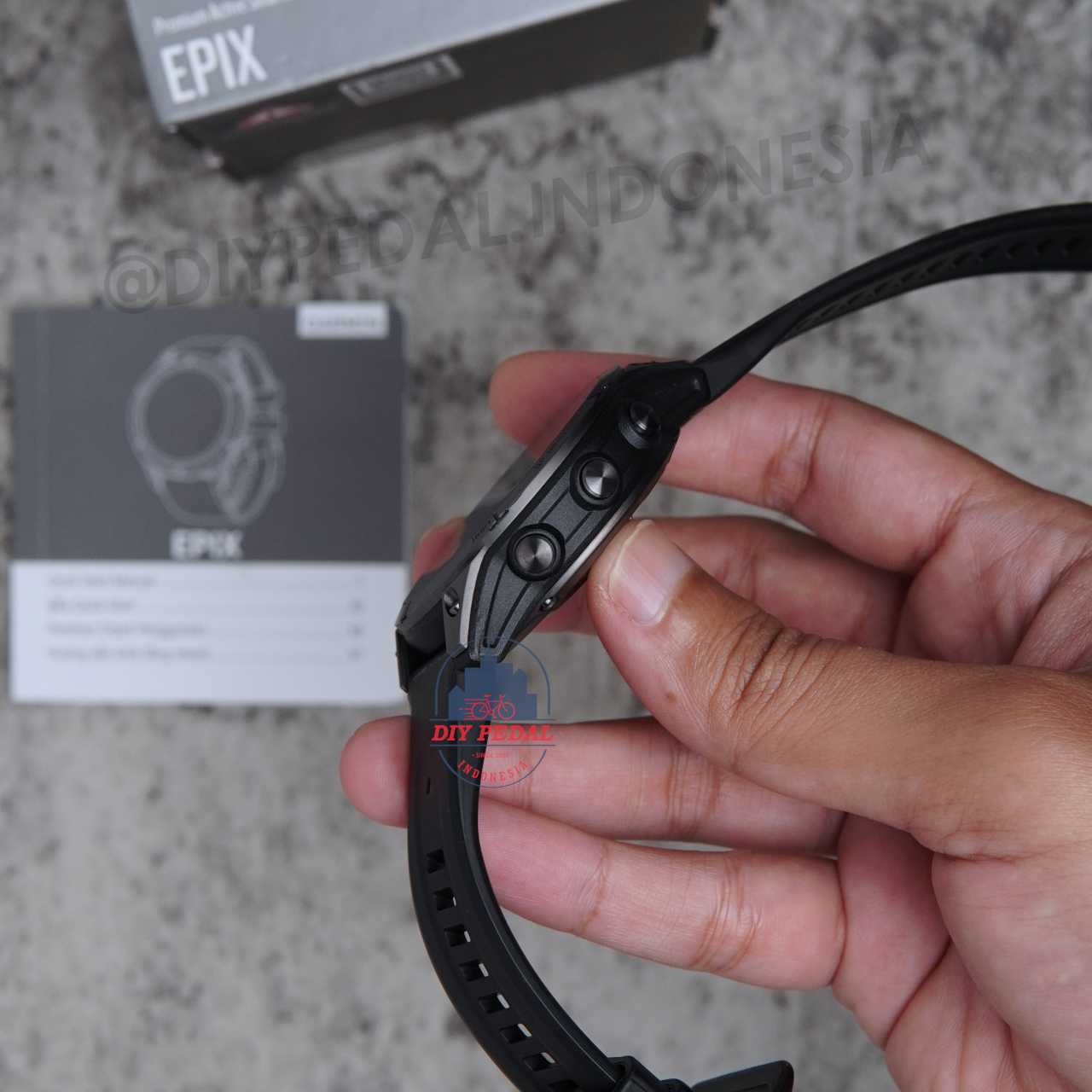 Jual Garmin EPIX 2 Sapphire Carbon Gray, DIY Pedal Indonesia Lokasi Yogyakarta. Pusat Garmin Terbaik se Indonesia.