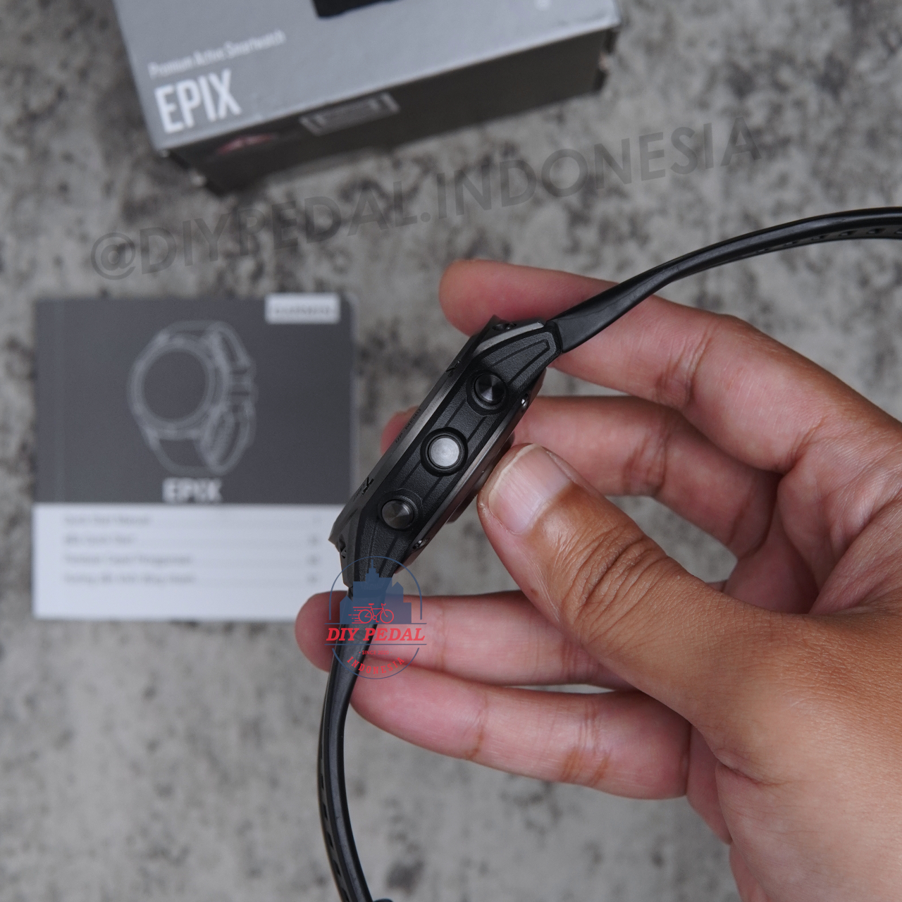 Jual Garmin EPIX 2 Sapphire Carbon Gray, DIY Pedal Indonesia Lokasi Yogyakarta. Pusat Garmin Terbaik se Indonesia.