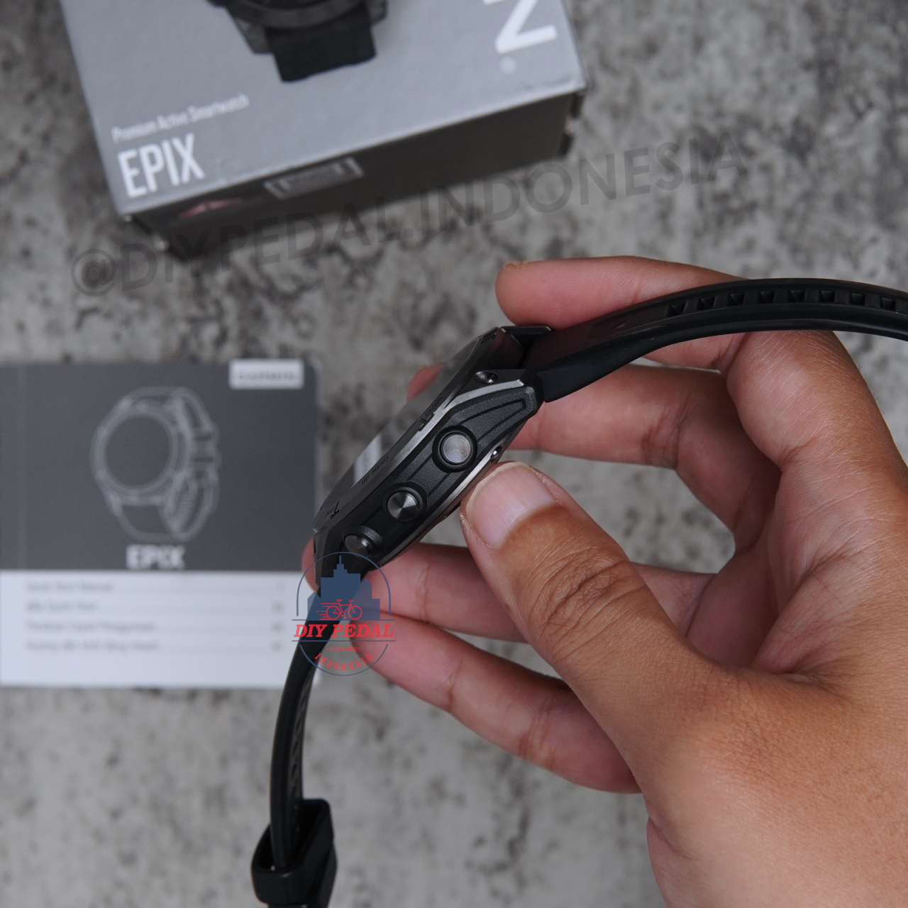 Jual Garmin EPIX 2 Sapphire Carbon Gray, DIY Pedal Indonesia Lokasi Yogyakarta. Pusat Garmin Terbaik se Indonesia.