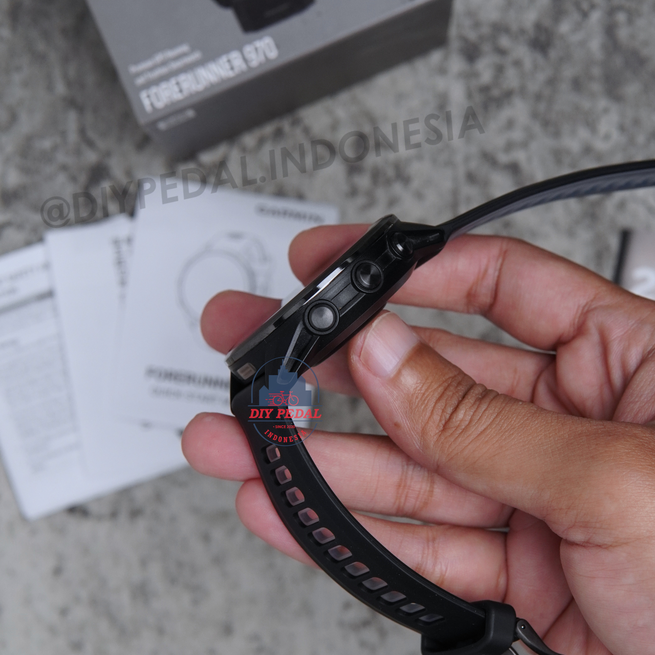 Jual Garmin Forerunner 970 Black, DIY Pedal Indonesia Lokasi Yogyakarta. Pusat Garmin Terbaik se Indonesia.