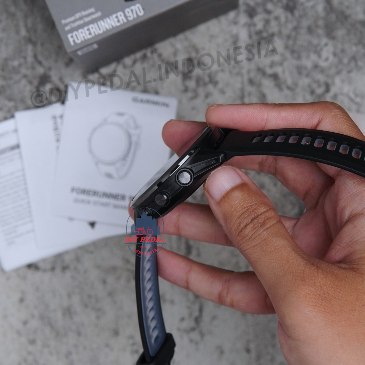 Jual Garmin Forerunner 970 Black, DIY Pedal Indonesia Lokasi Yogyakarta. Pusat Garmin Terbaik se Indonesia.