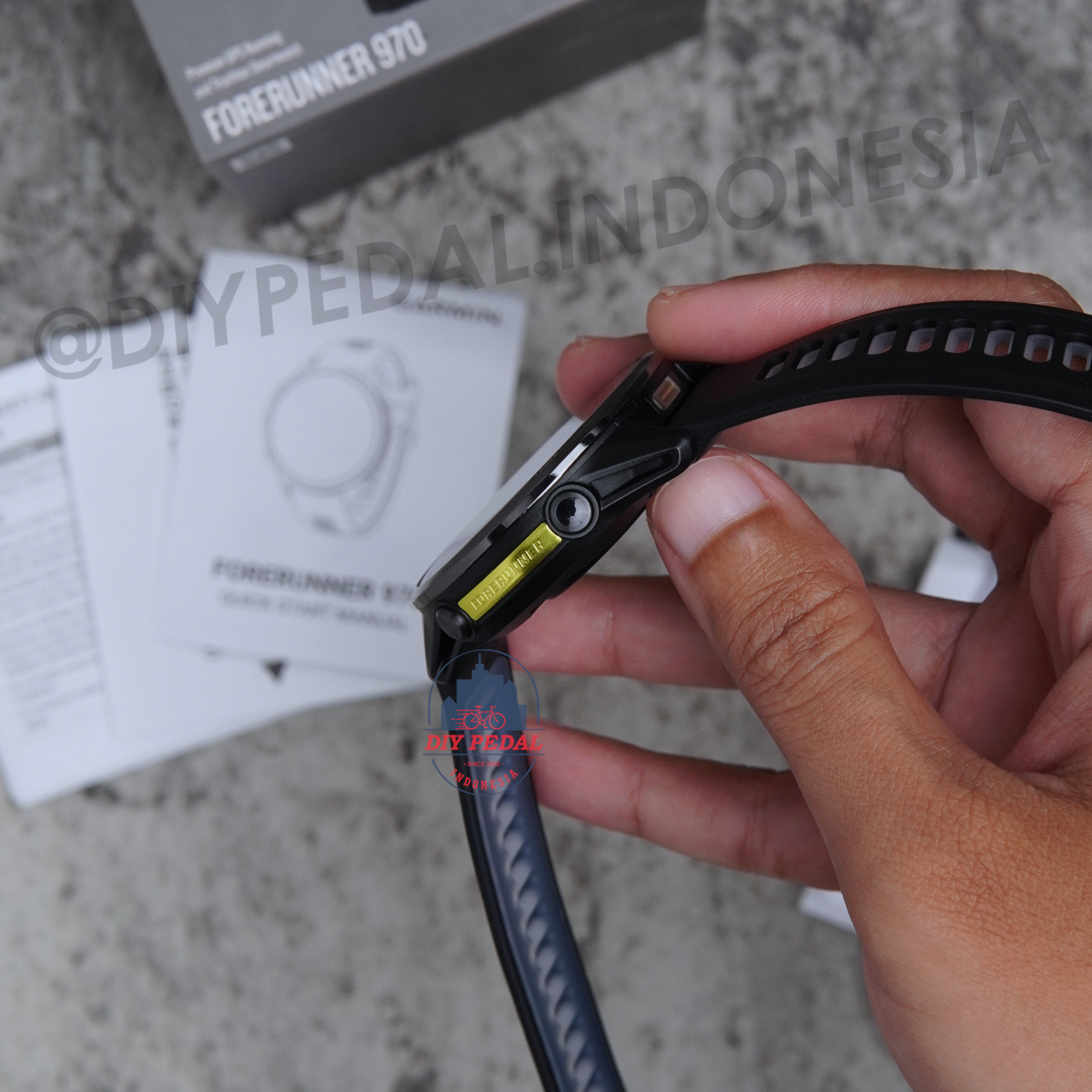 Jual Garmin Forerunner 970 Black, DIY Pedal Indonesia Lokasi Yogyakarta. Pusat Garmin Terbaik se Indonesia.